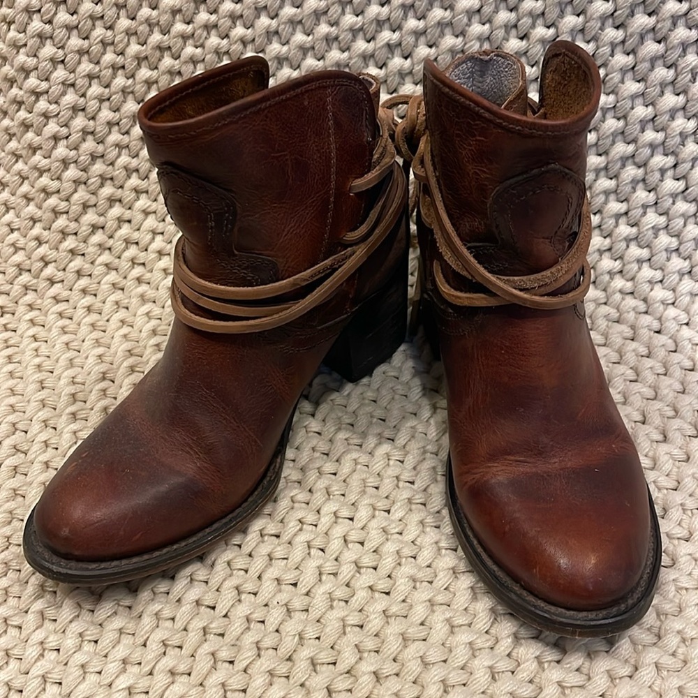 Freebird by Steven Casey leather ankle boot.